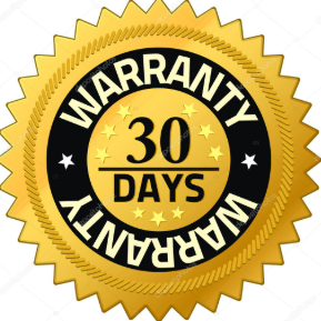 30 Day Warranty